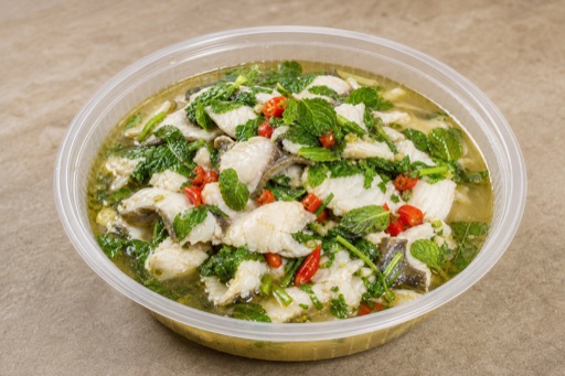 Photorealistic Yunnan mint fish P07 food image by VDAMO