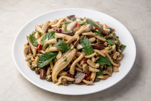 Yunnan mint mushrooms P01 — China dish