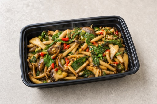 Yunnan mint mushrooms P06 — China dish