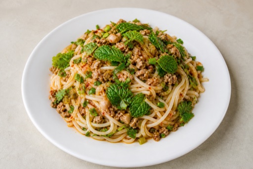 Yunnan mint rice noodles P01 — China dish