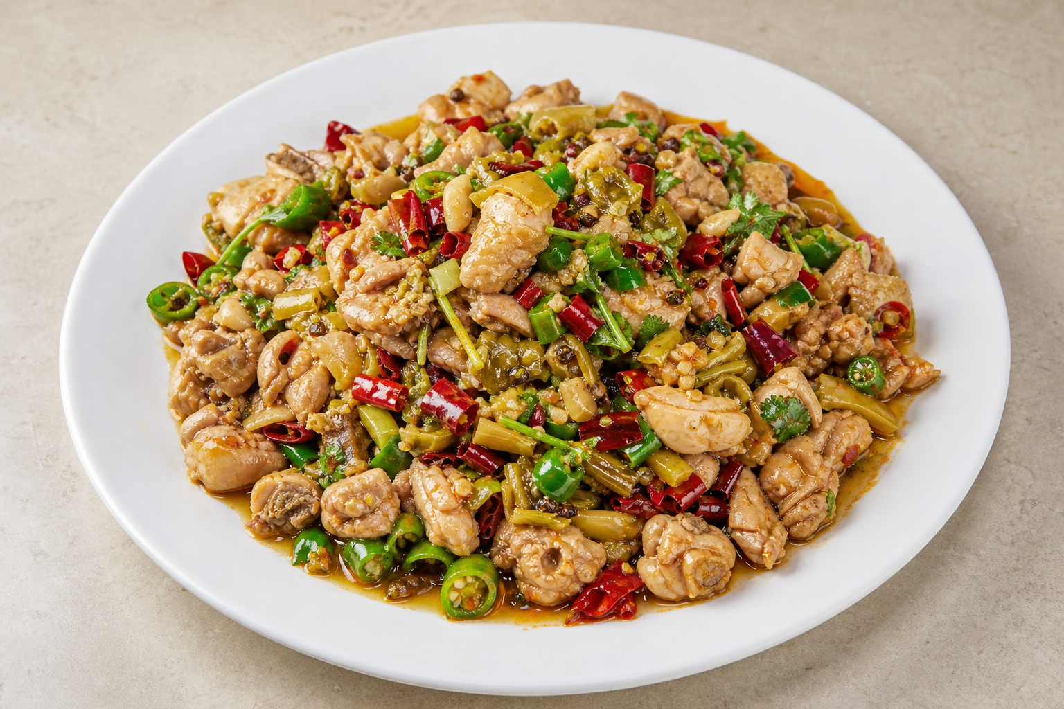 Yunnan sour spicy chicken P01 — China dish