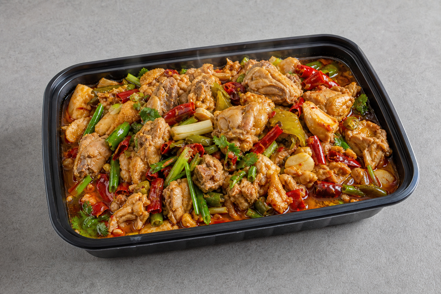 Yunnan sour spicy chicken P06 — China dish