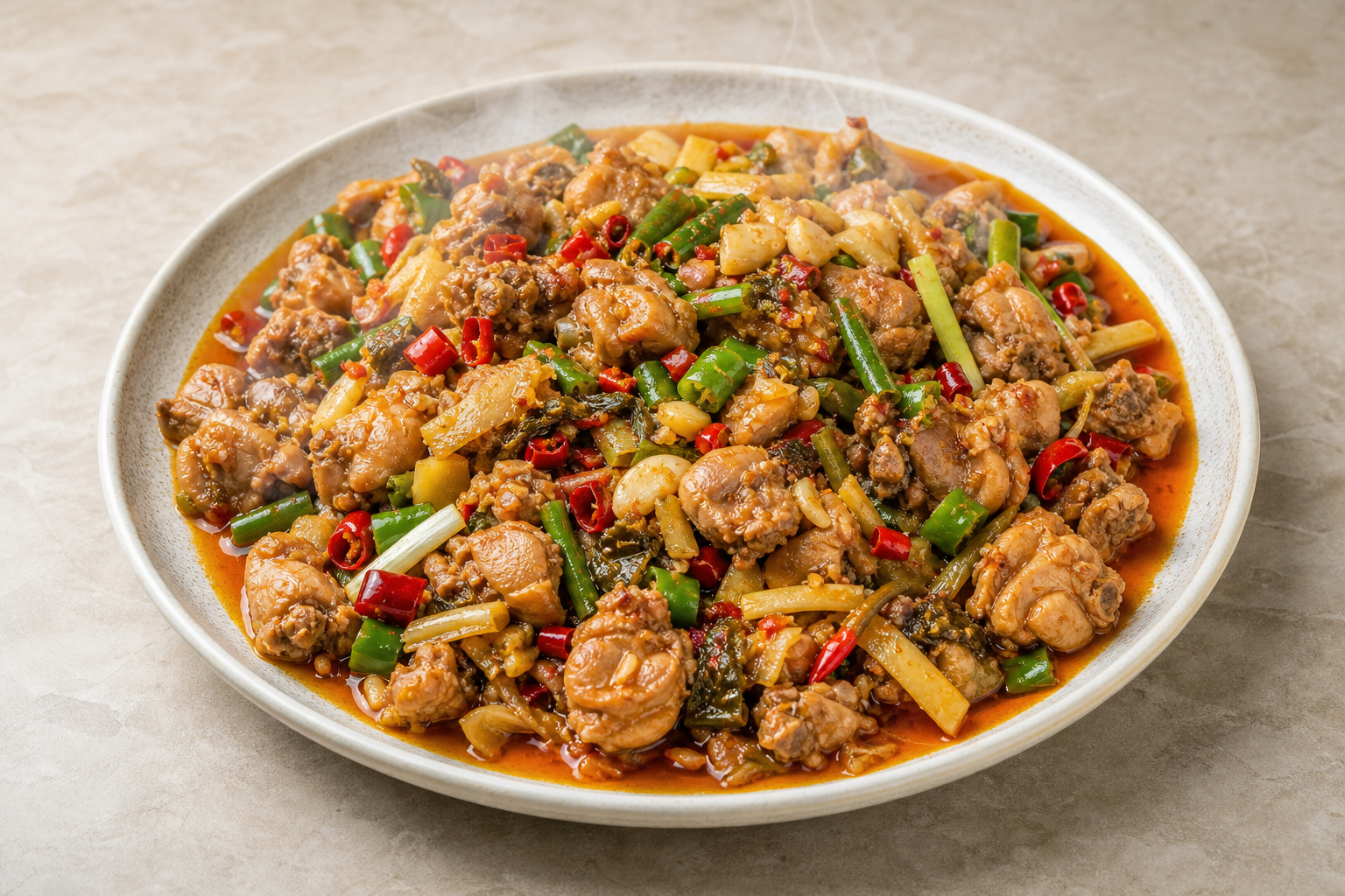 Yunnan sour spicy chicken P10 — China dish