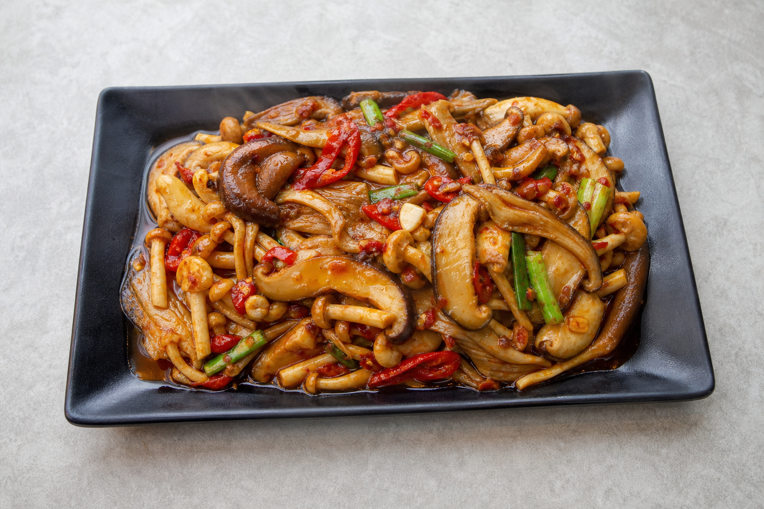 Yunnan sour spicy mushrooms P02 — China dish