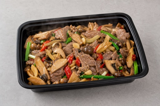 Yunnan wild mushroom beef P06 — China dish