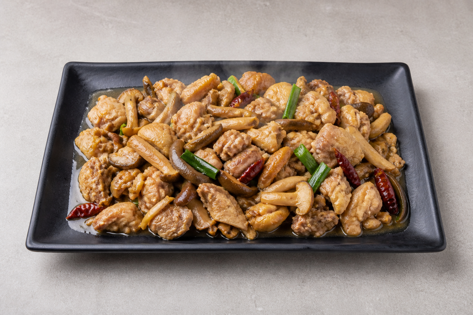 Yunnan wild mushroom chicken P02 — China dish