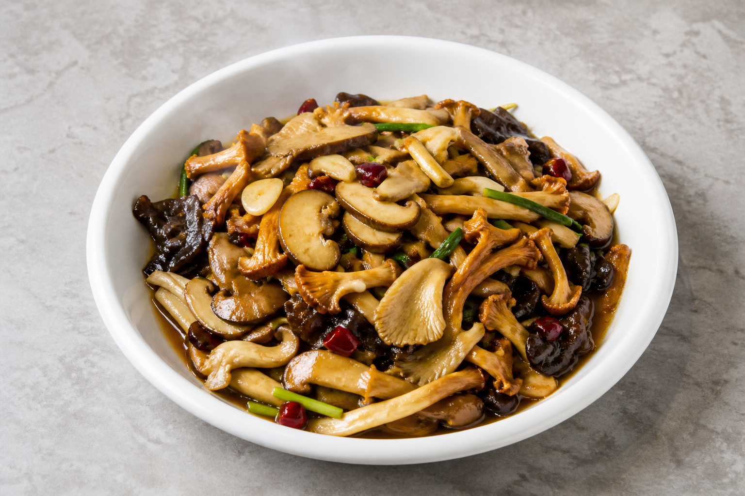 Yunnan wild mushroom mushrooms P04 — China dish