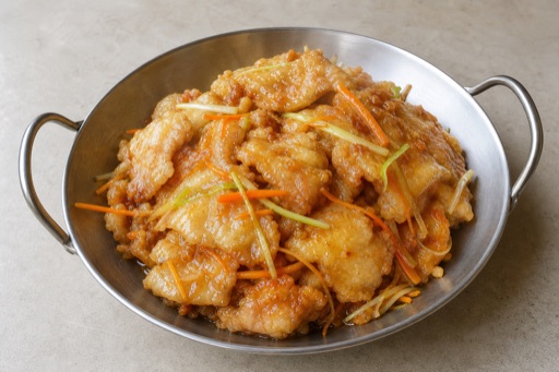 Signature Northeast Chinese Northeast sweet sour crispy pork — China dish