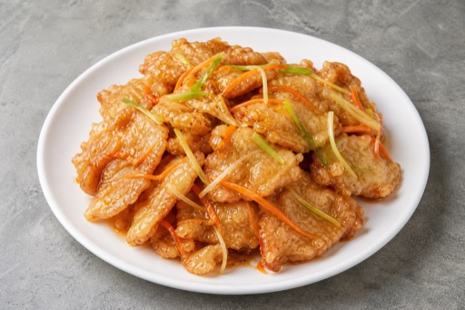 Signature Northeast Chinese Northeast sweet sour crispy pork — China dish