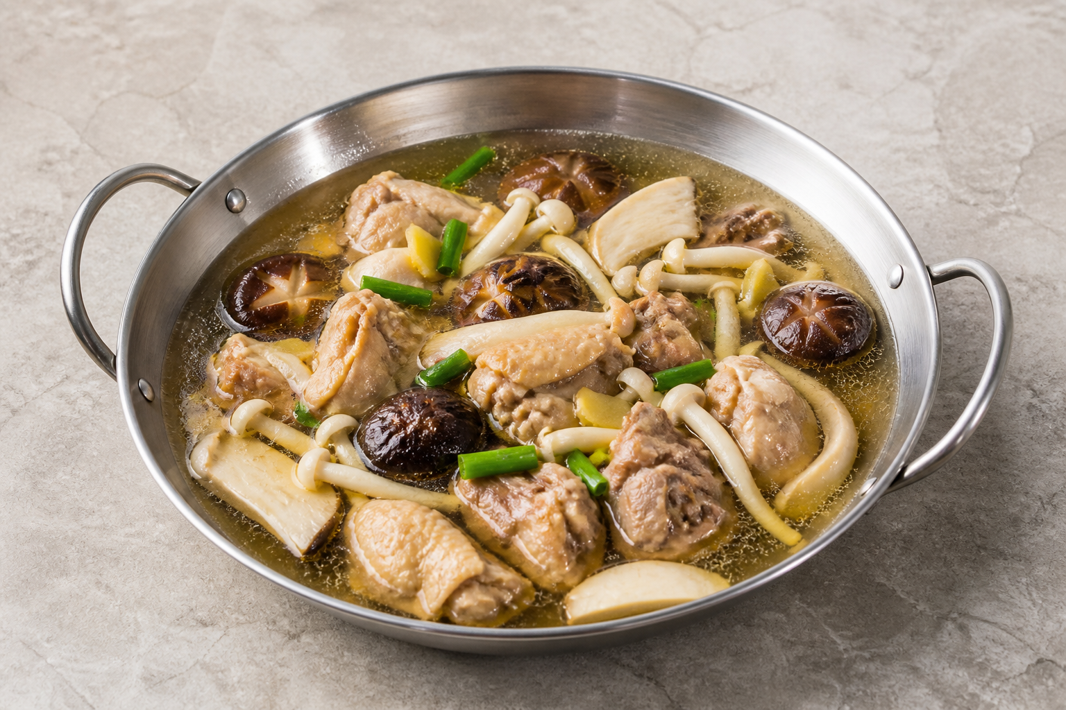 Mushroom chicken soup P05 — China dish
