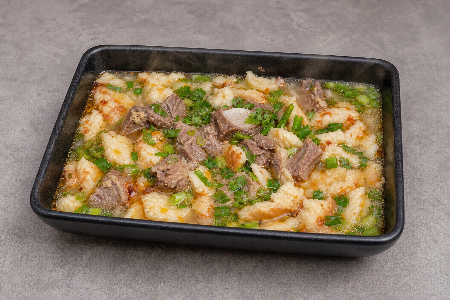 Signature Northwest Chinese lamb soup with bread — China dish