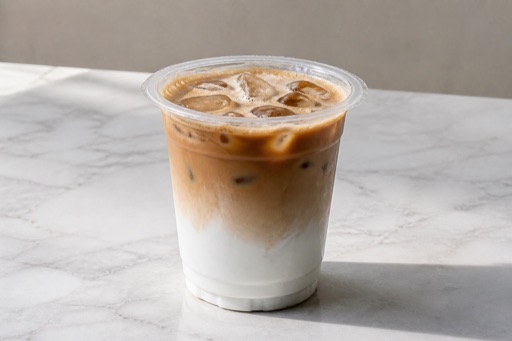 Photorealistic classic coconut latte P02 food image by VDAMO