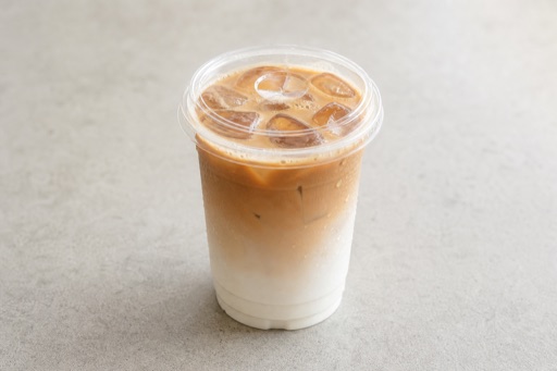 Photorealistic classic coconut latte P04 food image by VDAMO
