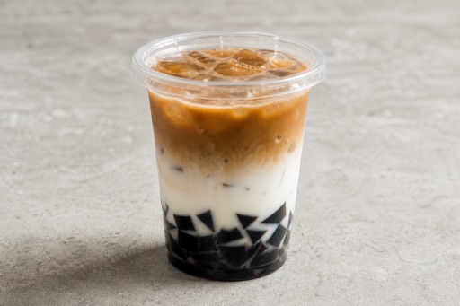 grass jelly coconut latte P07 — จีน อาหาร