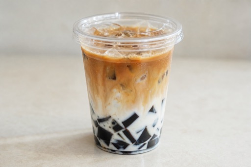 grass jelly coconut latte P08 — จีน อาหาร