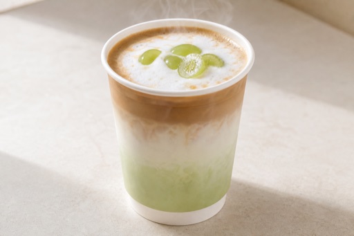 green grape cafe latte P09 — จีน อาหาร