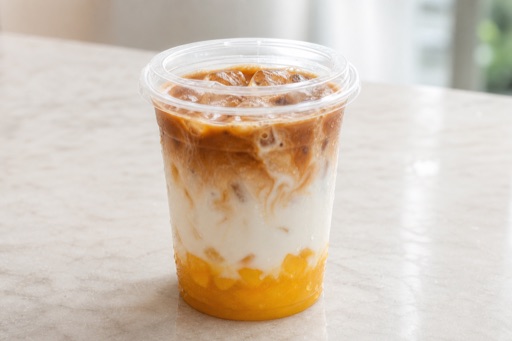 mango coconut latte P03 — จีน อาหาร