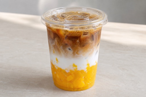 mango coconut latte P04 — จีน อาหาร