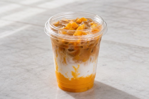 mango coconut latte P05 — จีน อาหาร