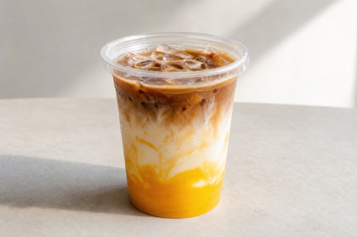 mango coconut latte P06 — จีน อาหาร
