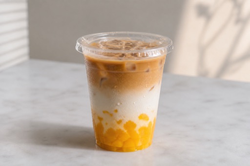 mango coconut latte P08 — จีน อาหาร