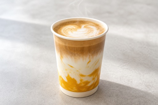 mango coconut latte P09 — จีน อาหาร