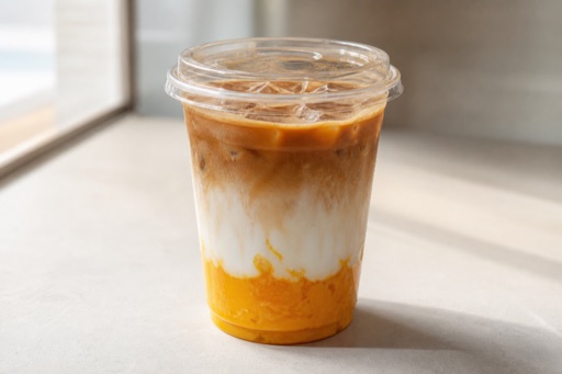 mango coconut latte P10 — จีน อาหาร
