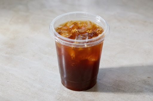Photorealistic osmanthus americano coffee P01 food image by VDAMO