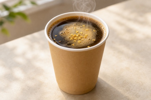 Photorealistic osmanthus americano coffee P09 food image by VDAMO