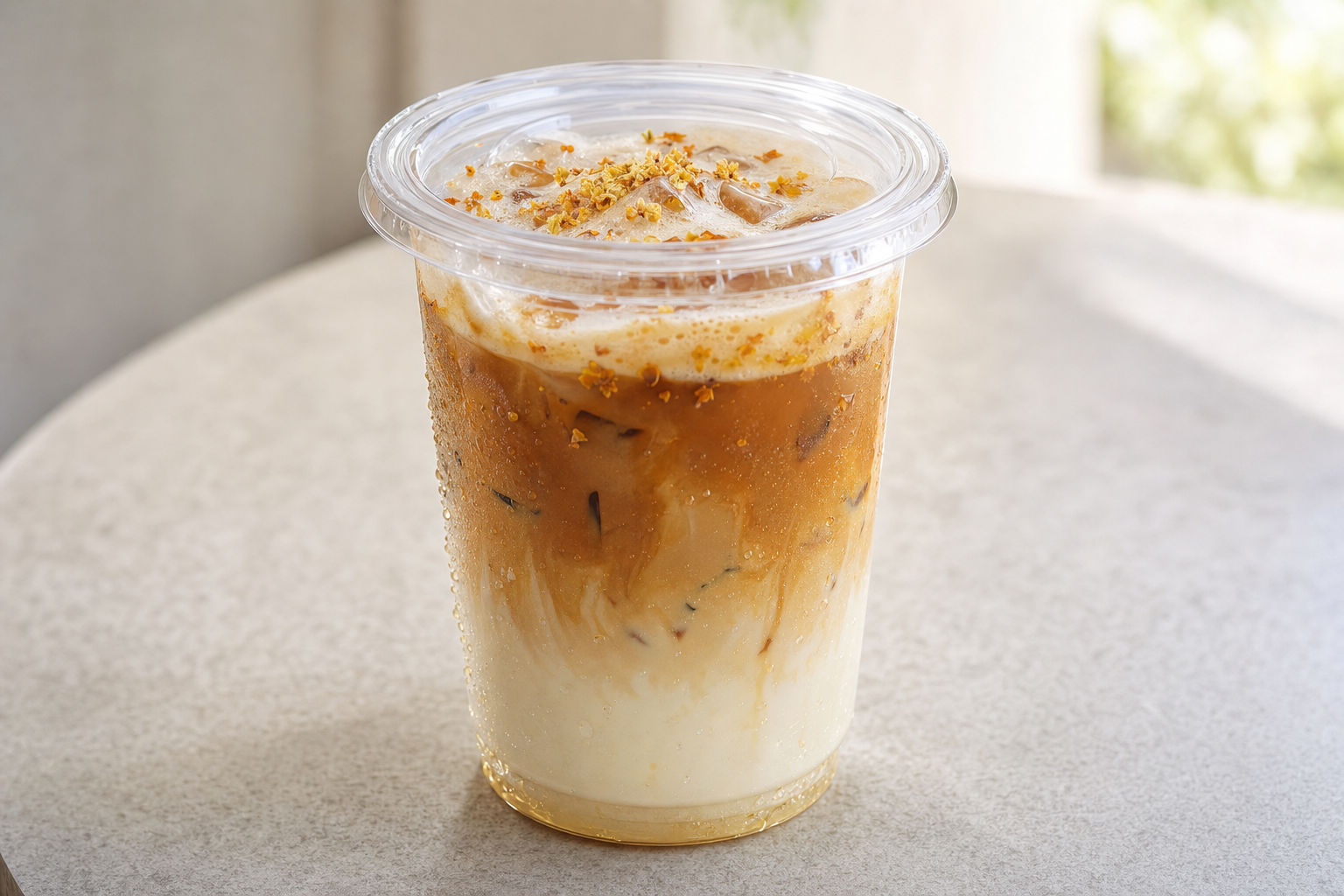Photorealistic Osmanthus latte P03 food image by VDAMO