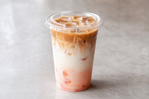 蜜桃拿铁咖啡 P01 — 中国 菜品