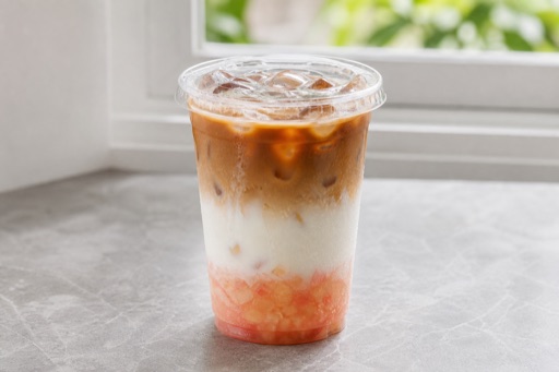 蜜桃拿铁咖啡 P07 — 中国 菜品
