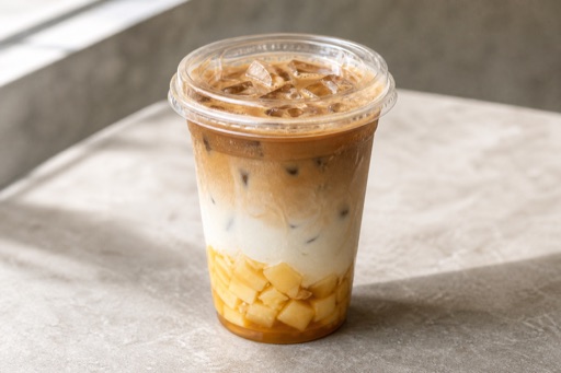 pudding cafe latte P01 — จีน อาหาร
