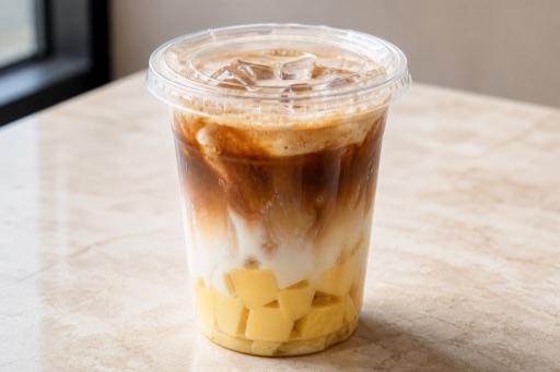 pudding cafe latte P04 — จีน อาหาร