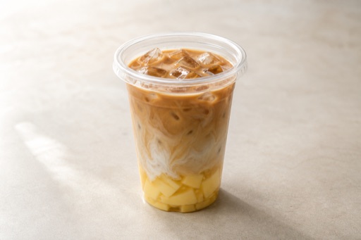 pudding cafe latte P05 — จีน อาหาร
