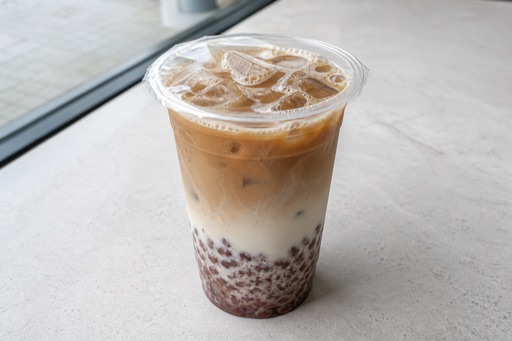 red bean cafe latte P02 — จีน อาหาร