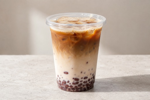 red bean cafe latte P06 — จีน อาหาร