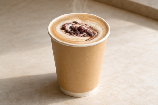 red bean cafe latte P09 — จีน อาหาร
