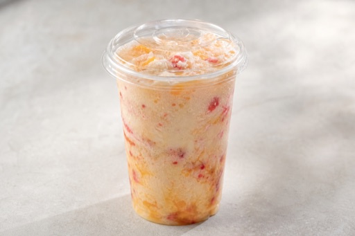 Photorealistic oat milk fruit smoothie P01 food image by VDAMO