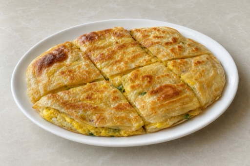 Photorealistic Stuffed egg pancake P03 food image by VDAMO