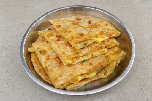 Photorealistic Stuffed egg pancake P05 food image by VDAMO