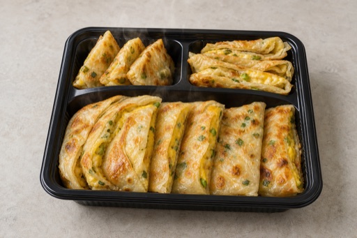 Photorealistic Stuffed egg pancake P08 food image by VDAMO