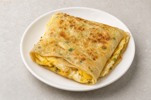 Photorealistic Stuffed egg pancake P09 food image by VDAMO