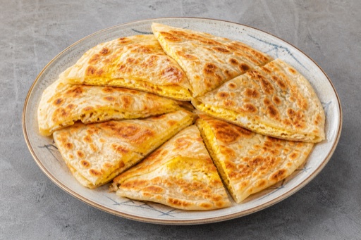 Photorealistic Stuffed egg pancake P10 food image by VDAMO