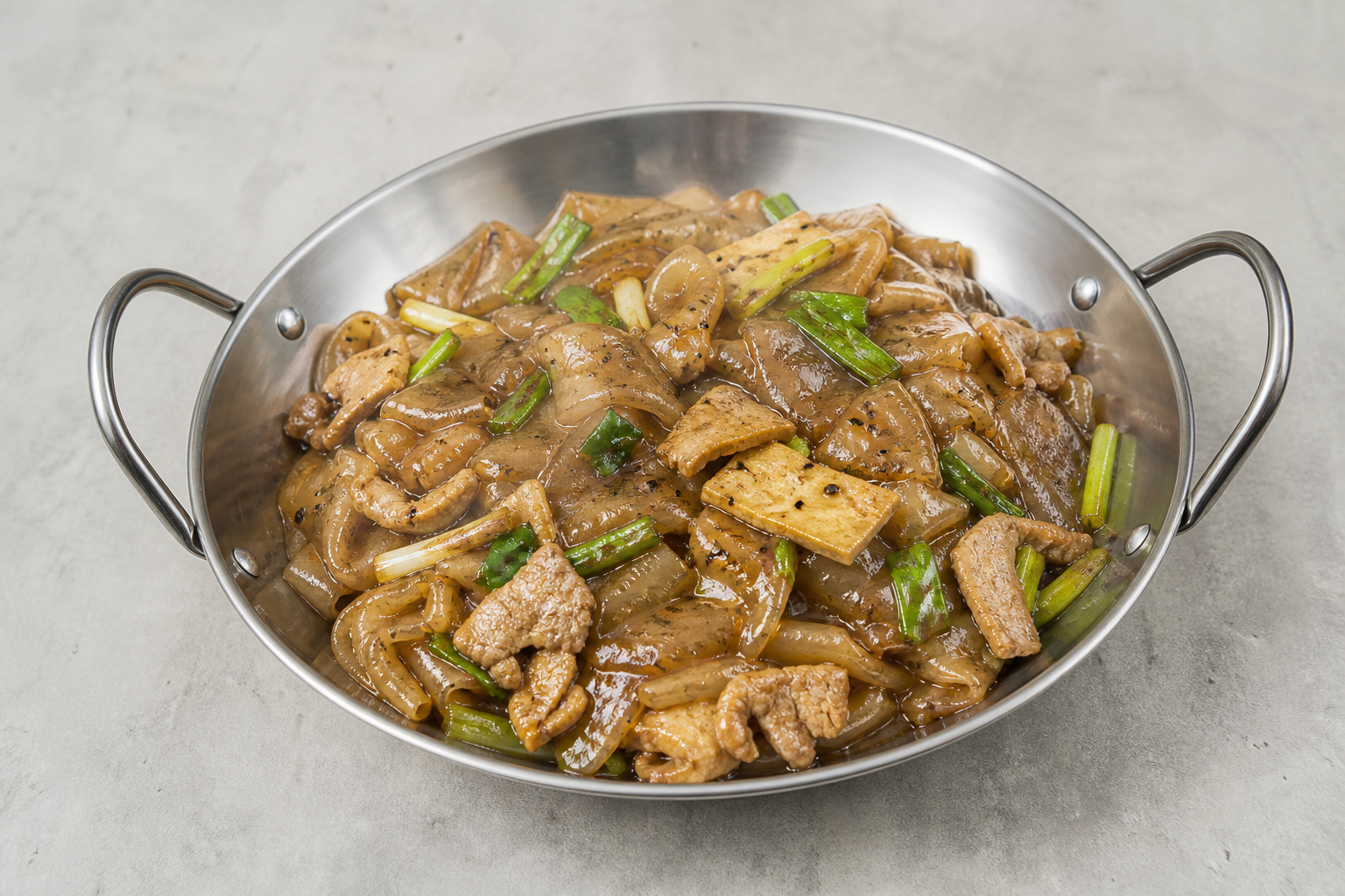 black pepper wide noodles P05 — China ingredient