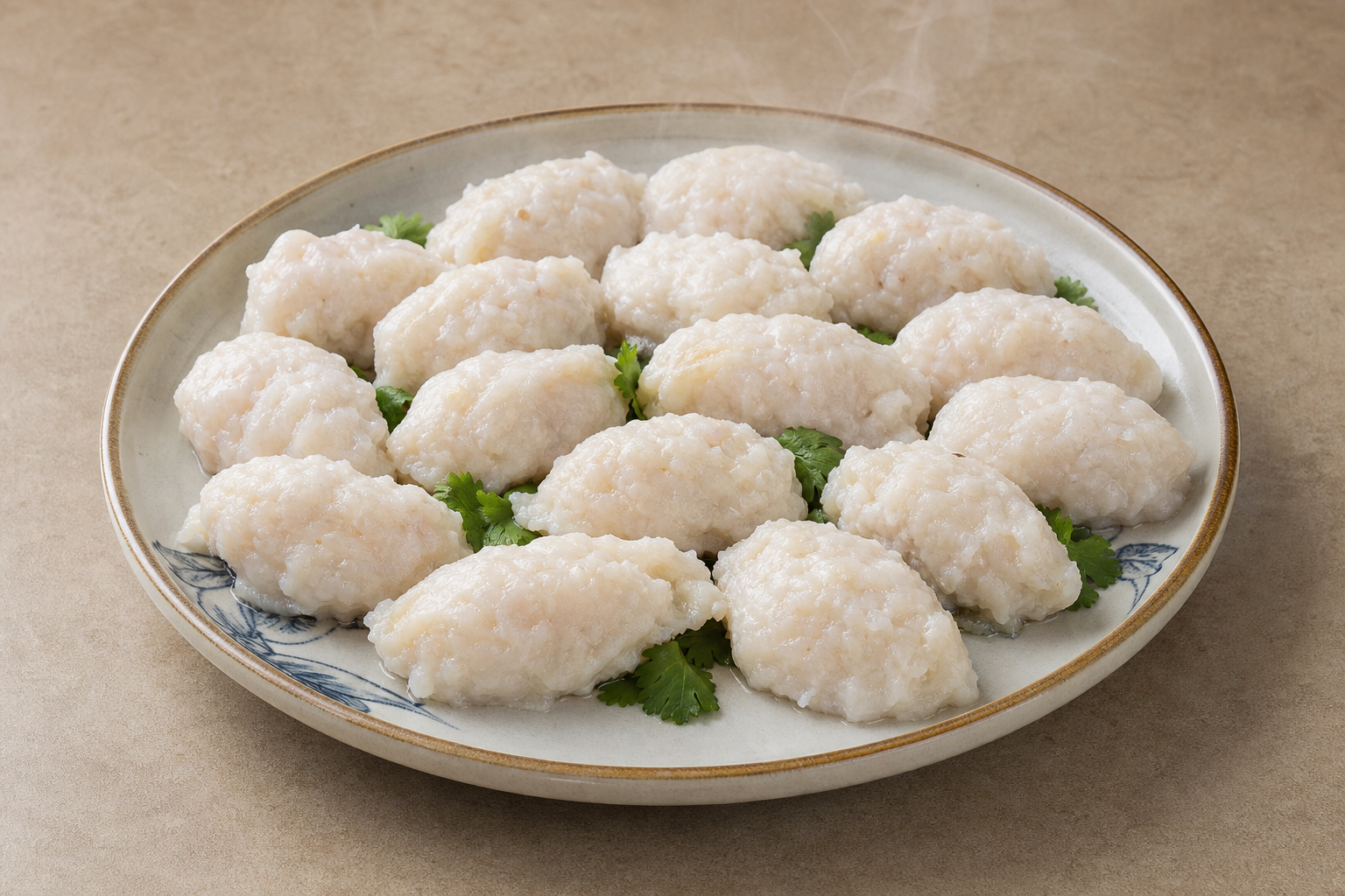 Photorealistic Chaoshan beef hot pot fish paste add-on P10 food image by VDAMO