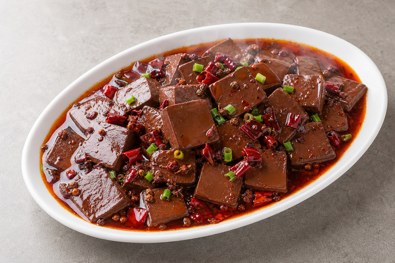 Chengdu hot pot duck blood cubes add-on P03 — China ingredient