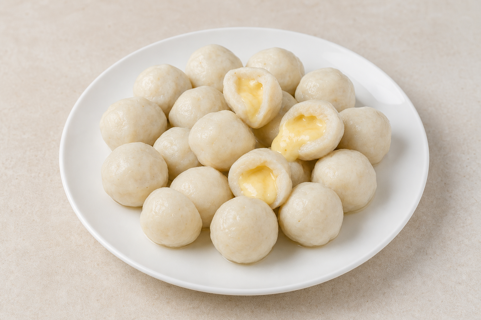 clear broth hot pot cheese fish balls add-on P01 — China ingredient