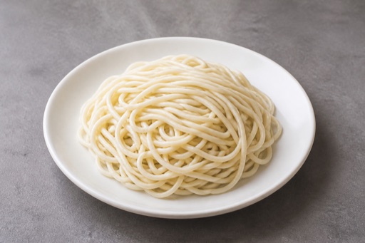 Photorealistic clear broth hot pot fresh wheat noodles add-on P09 food image by VDAMO
