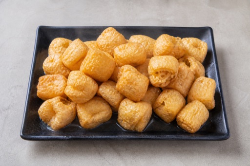Photorealistic clear broth hot pot fried tofu puffs add-on P02 food image by VDAMO